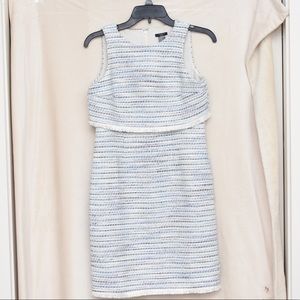 Ann Taylor Factory Tiered Tweed Dress
